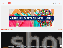 Tablet Screenshot of garmentbuyingagents.com